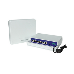 IP65 6 Ports poe switch Outdoor 10/100Mbps unmanaged Fiber Ethernet Poe Waterproof Switch 78W output DC52V