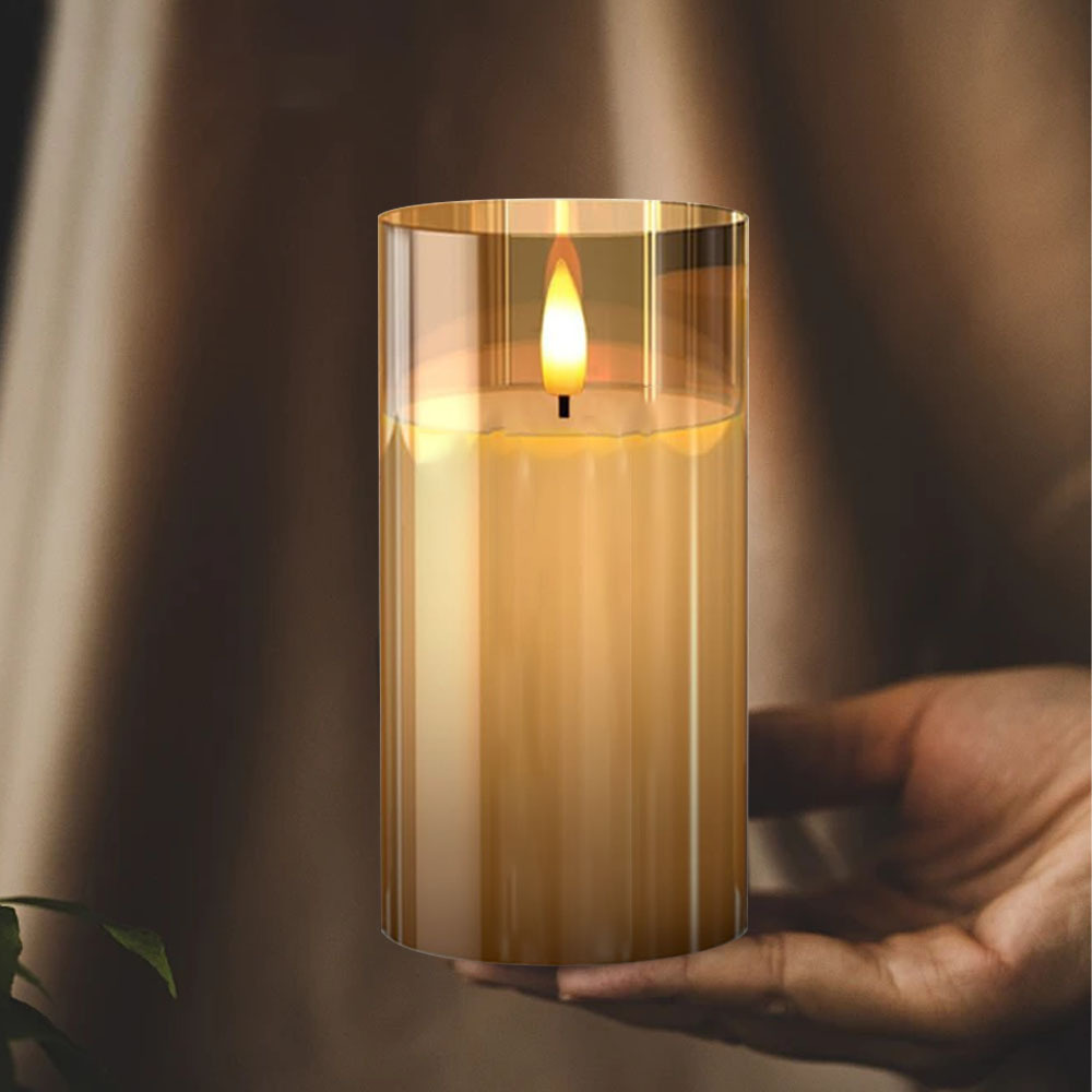 bougie kerzen pillar real wax electric tea light battery operated candles velas led candle flameless candles with remote