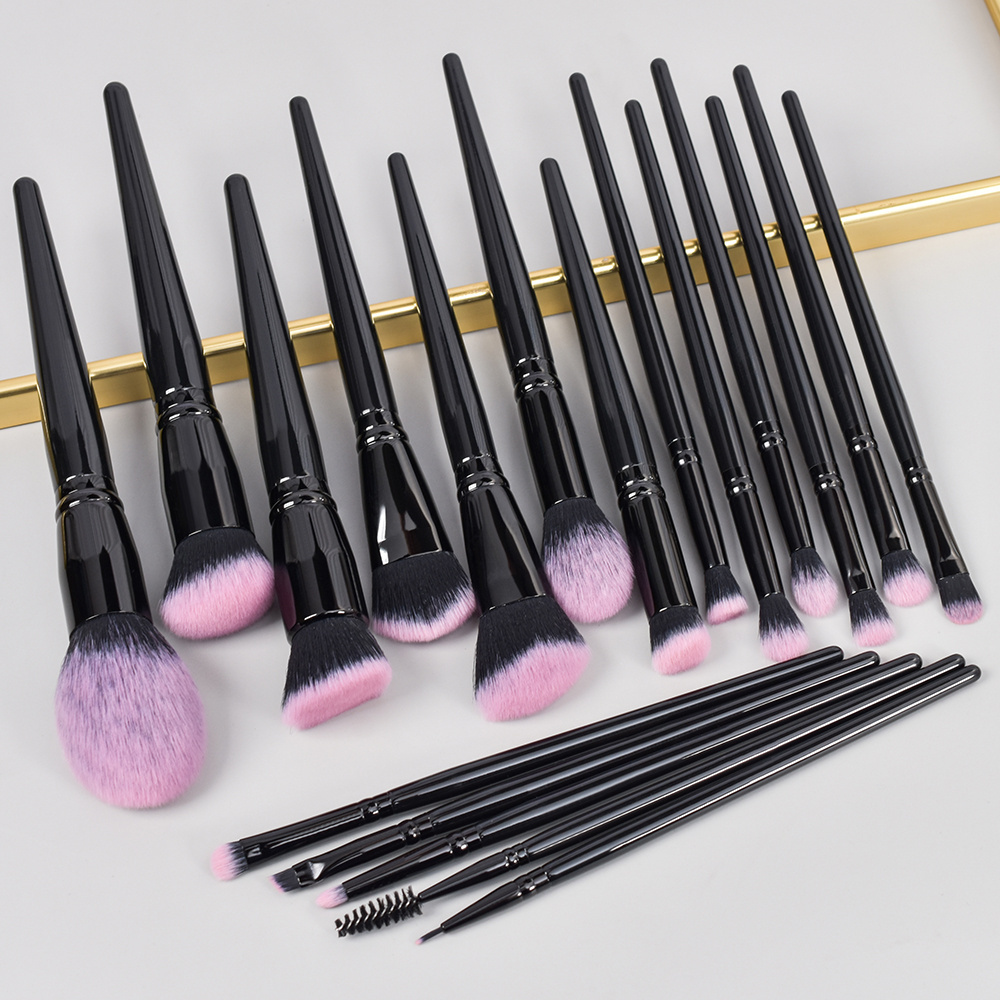 Professional Matte Golden Crystal Makeup Brush Set Makeup Brushes Foundation Eyeshadow Contour Cosmetics Brushes