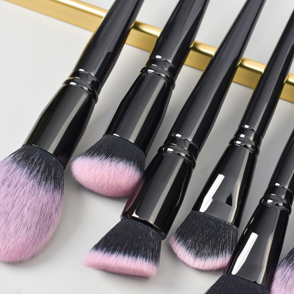 Professional Matte Golden Crystal Makeup Brush Set Makeup Brushes Foundation Eyeshadow Contour Cosmetics Brushes