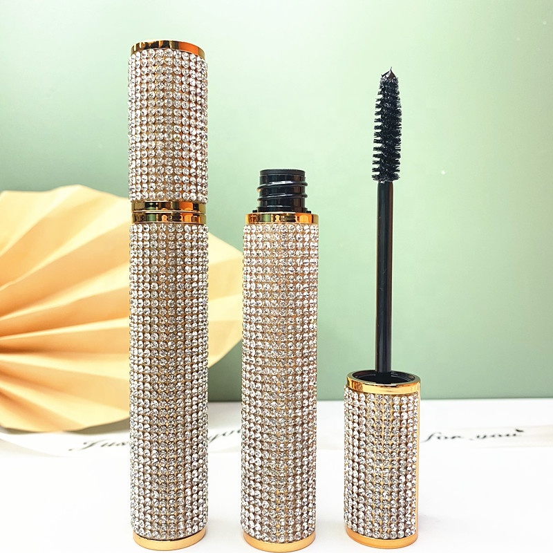 Private Label Waterproof  Long Lasting Mascara Lengthening 4D Black Eyelash Mascara