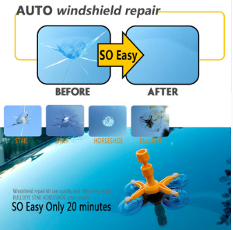 Hot sale Car Window Repair Tools Glass Scratch Windscreen Crack Restore Windshield Repair Kits