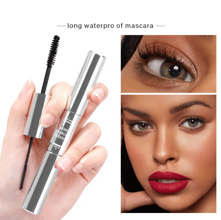 Mascara Private Label Custom Logo Vegan Waterproof Mascara Double Side Black Mascara For Eyelashes