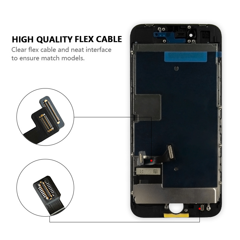 Wholesale repair mobile phone lcd touch screen for cell phone oled for iPhone 5c 6 7 8 plus replacement assembly display