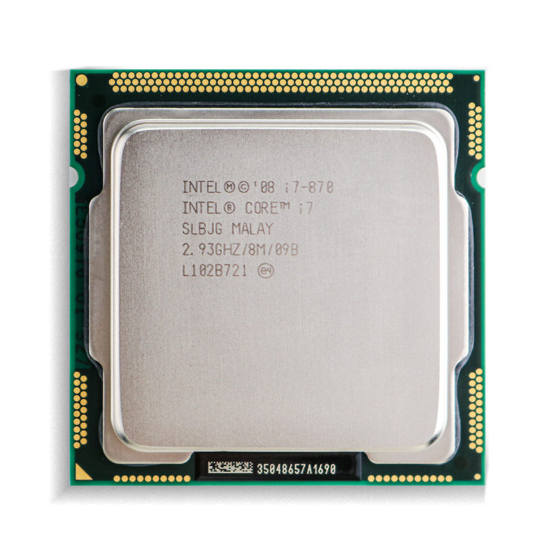 2.93GHz 45NM 95W LGA 1156 I7-870 For Intel Core Processor CPU Inter i7 Processor, Second Hand i7 Processor