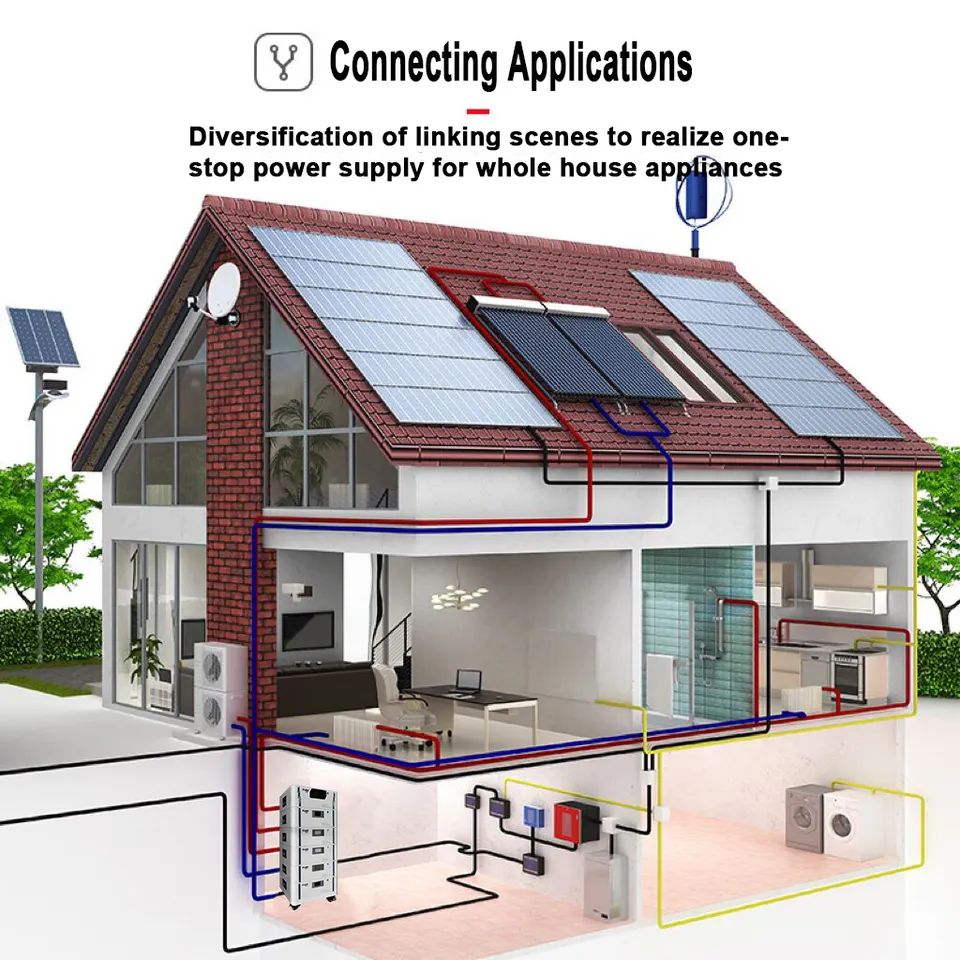 Home System Off-grid Inverter with MPPT Charge Solar Mono Kit Panel 5KW 10KW 12KW 20KW 30KW Hybrid