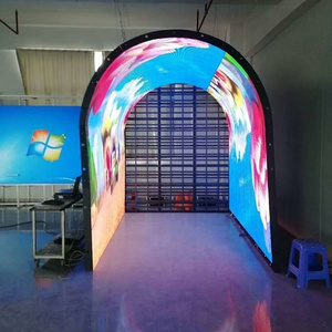 P2 P2.5 Indoo Flexible Sphere Column Cylinder Cylindrical Curved Led Soft Led Display for Advertising