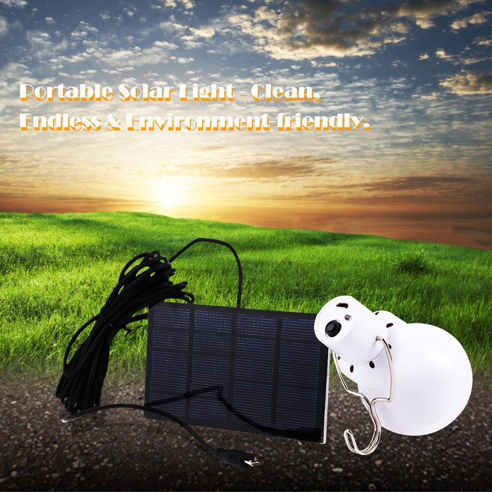 12LED Solar Powered Portable Led Bulb Lamp Solar LED Light Bulb, Portable Solar Powered Solar Energy Lamp Lantern