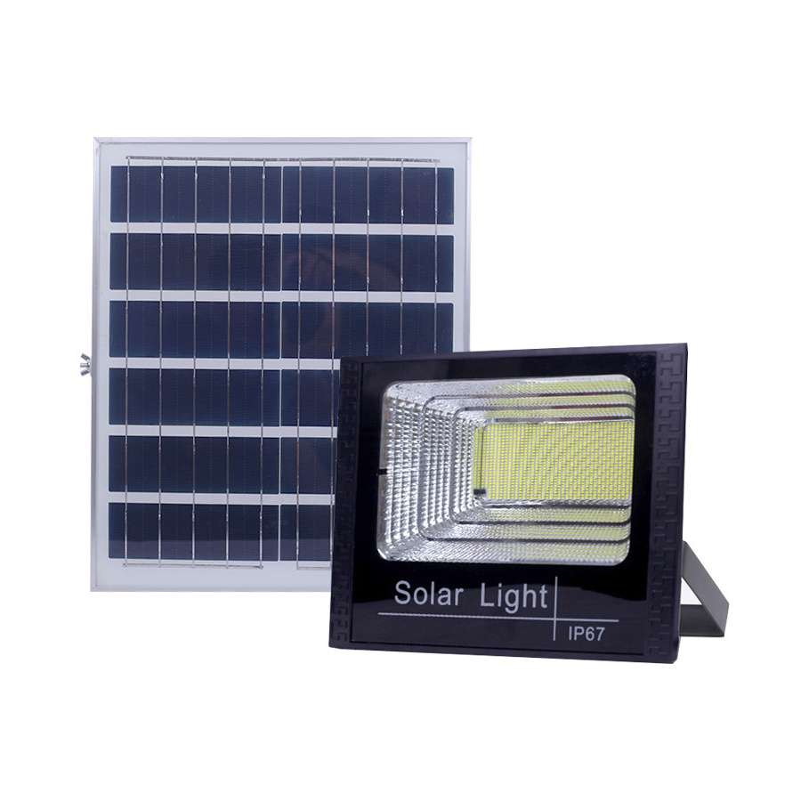 200W outdoor solar flood lights Saving energy security emergency car garage lamp 122leds  smart device home landscape garden