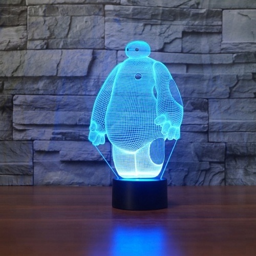 Baymax 3D Lamp 7 Color Led Night Lamps for Kids Touch Led USB Table Lampara Lampe Baby Sleeping Nightlight Light Motion Sensor