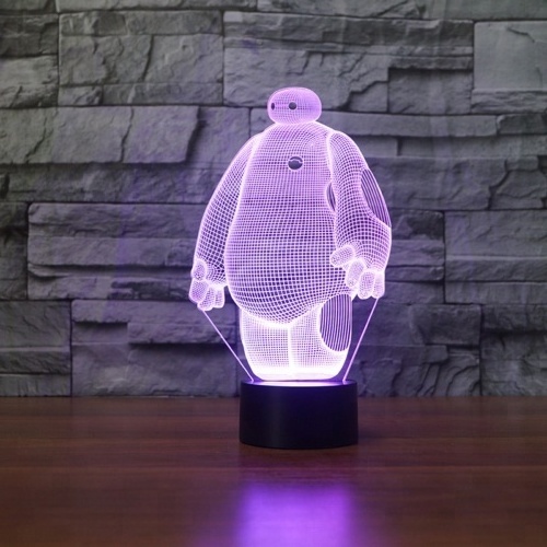 Baymax 3D Lamp 7 Color Led Night Lamps for Kids Touch Led USB Table Lampara Lampe Baby Sleeping Nightlight Light Motion Sensor