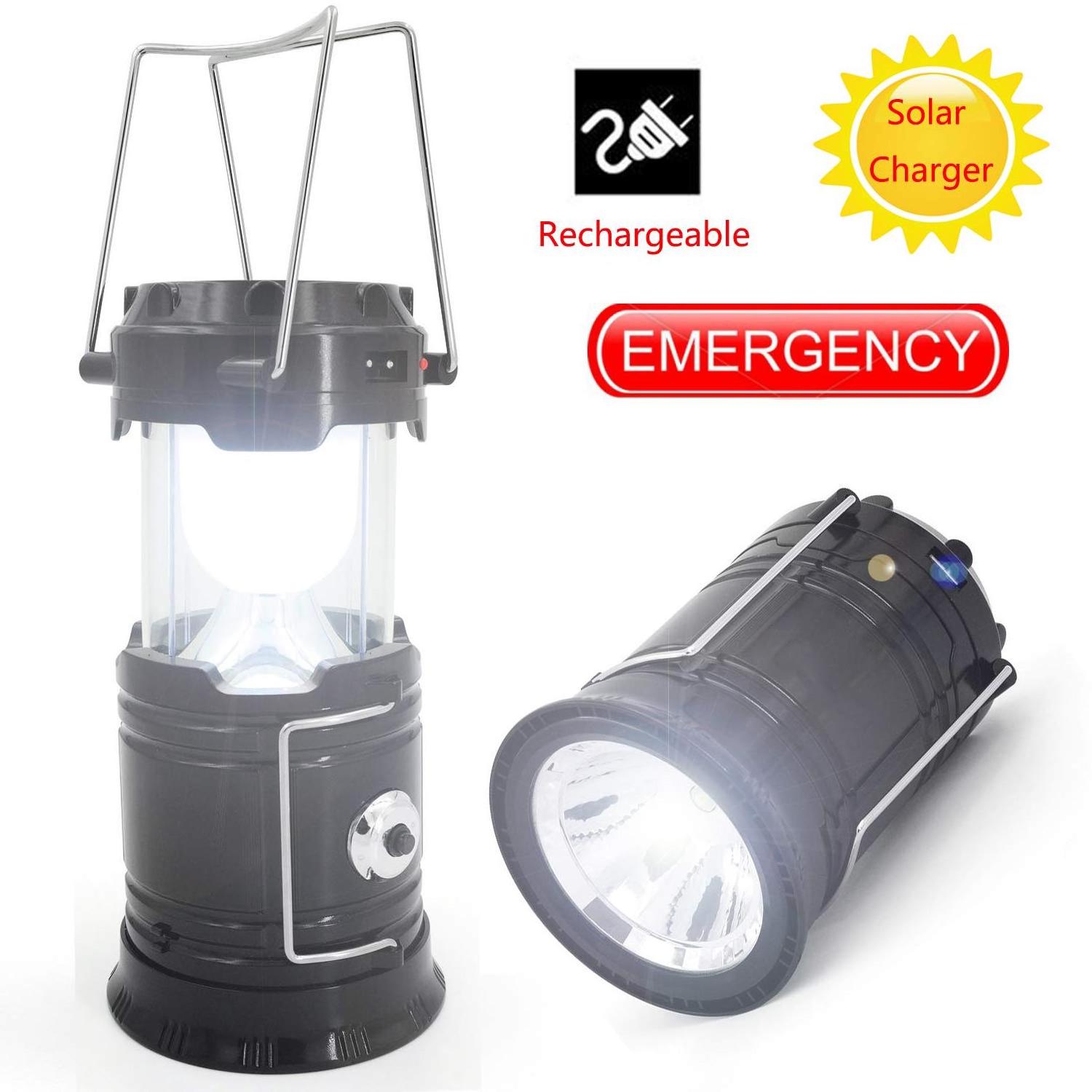 Wholesales Price Outdoor Waterproof 3 in 1 Battery Powered Rechargeable Tent Camping Lantern for Survival Kits, Hiking