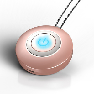 CE FCC ROHS Electric Personal Necklace Air Purifier for PM2.5 ionizer generator OEM ODM Custom