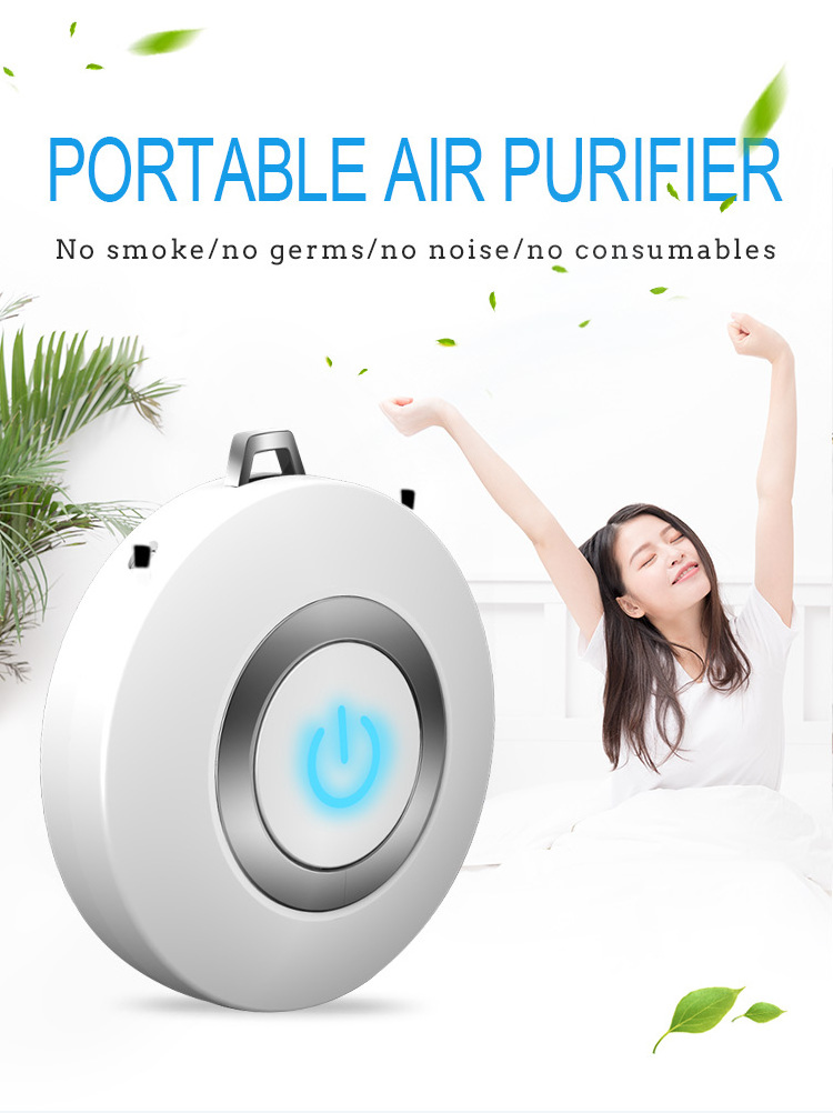 Air Cleaner remove PM2.5 Ionizer Generator reduce smoke odors CP029 Personal Wearable Air Purifier