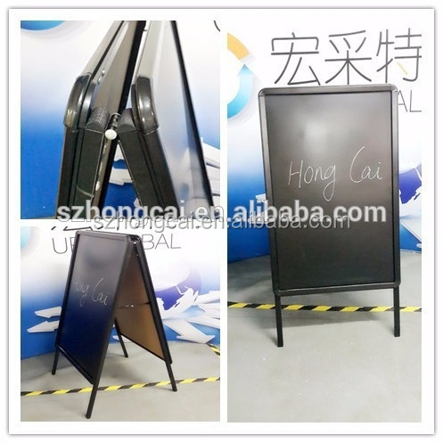 Black Frame Poster Stand A Board Outdoor Sign Stand