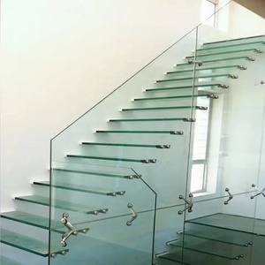 Laminated Glass CE ASTM Certificate Anti-slip SGP/PVB Double Safety Tempered Laminated Glass 3+3,5+5,6+6,10+10 Thickness