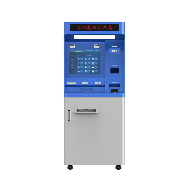 110V Or 220V Card Cinema Ticket Vending Consumer Stand Order Parking Machine Lcd  Payment Self Service Kiosk