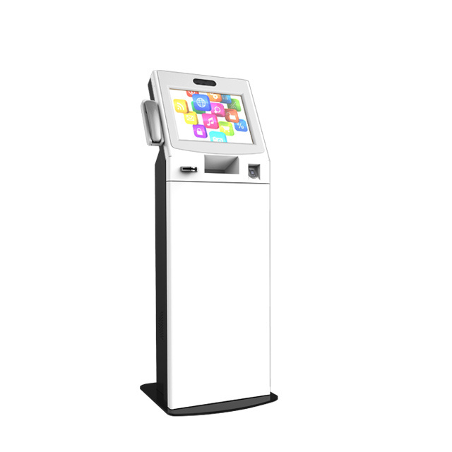 110V Or 220V Card Cinema Ticket Vending Consumer Stand Order Parking Machine Lcd  Payment Self Service Kiosk