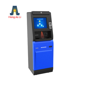 19inch single touchscreen freestanding hot sale airport foreign currency exchange kiosk machine (HJL-6230B)