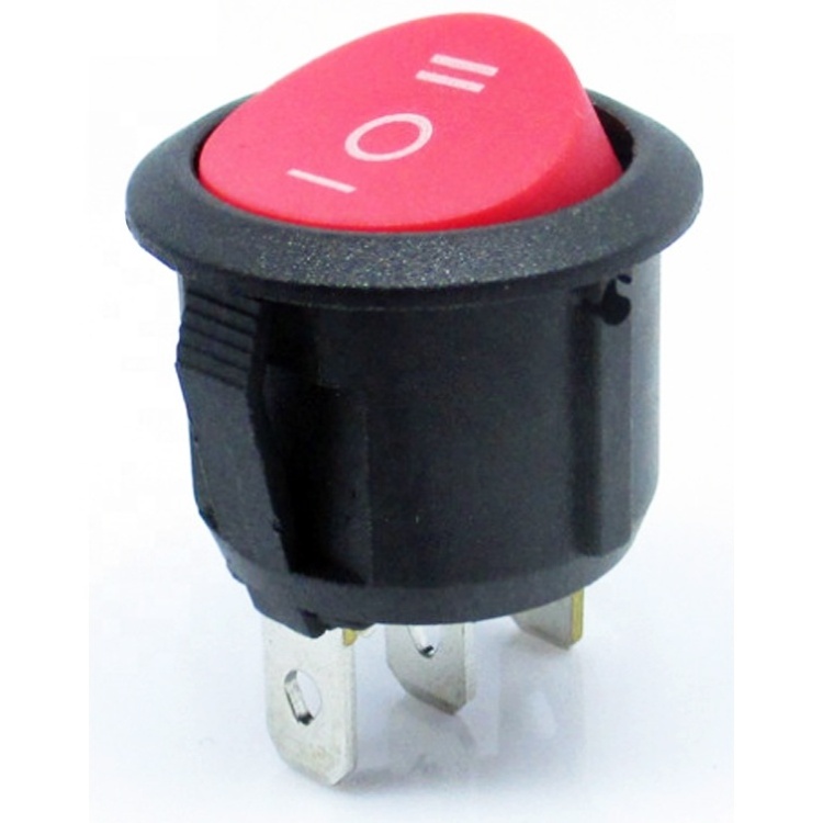 2 position on off  white color kcd1 6A 10A T125/55 rocker switch