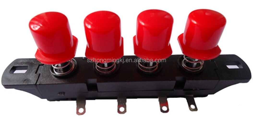 4 position push button keyboard switch for ceiling oscillating fan parts