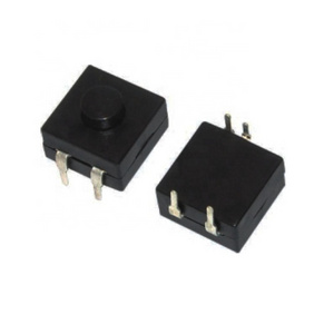 DC 50V 1A Black On Off Mini Push Button Switch for Electric Torch