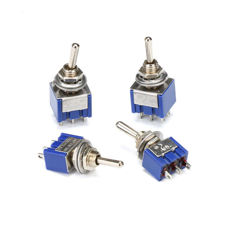 2 position 3 pin on on single pole doule throw mts-102-3p long life solder lug toggle switch