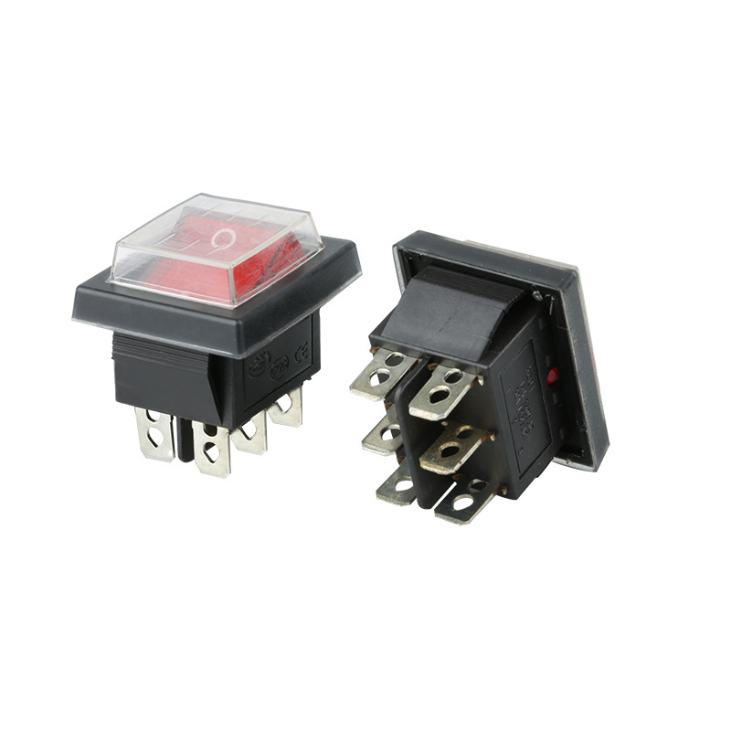 double pole rocker switch boat marine 16a 20a