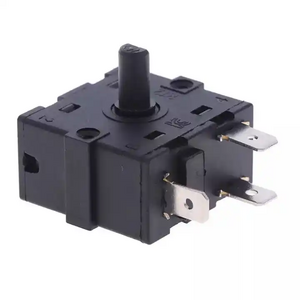 factory supply Black  16a 250vac auto selector 5 position changeover rotary switch for home appliance ,kitchen appliance