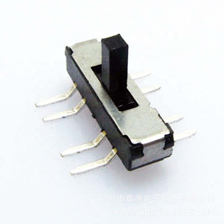 micro slide switch dpdt 2p2t 8 pin on/off 2 position dvd panel mound smd switch