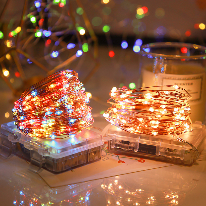 5M 10M Waterproof Remote Control Fairy Lights Battery Operated 8 Mode Timer String Copper Wire LED string light