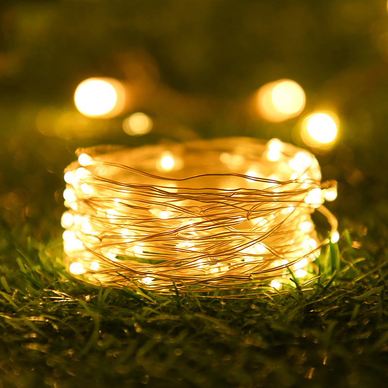 5M 10M Waterproof Remote Control Fairy Lights Battery Operated 8 Mode Timer String Copper Wire LED string light