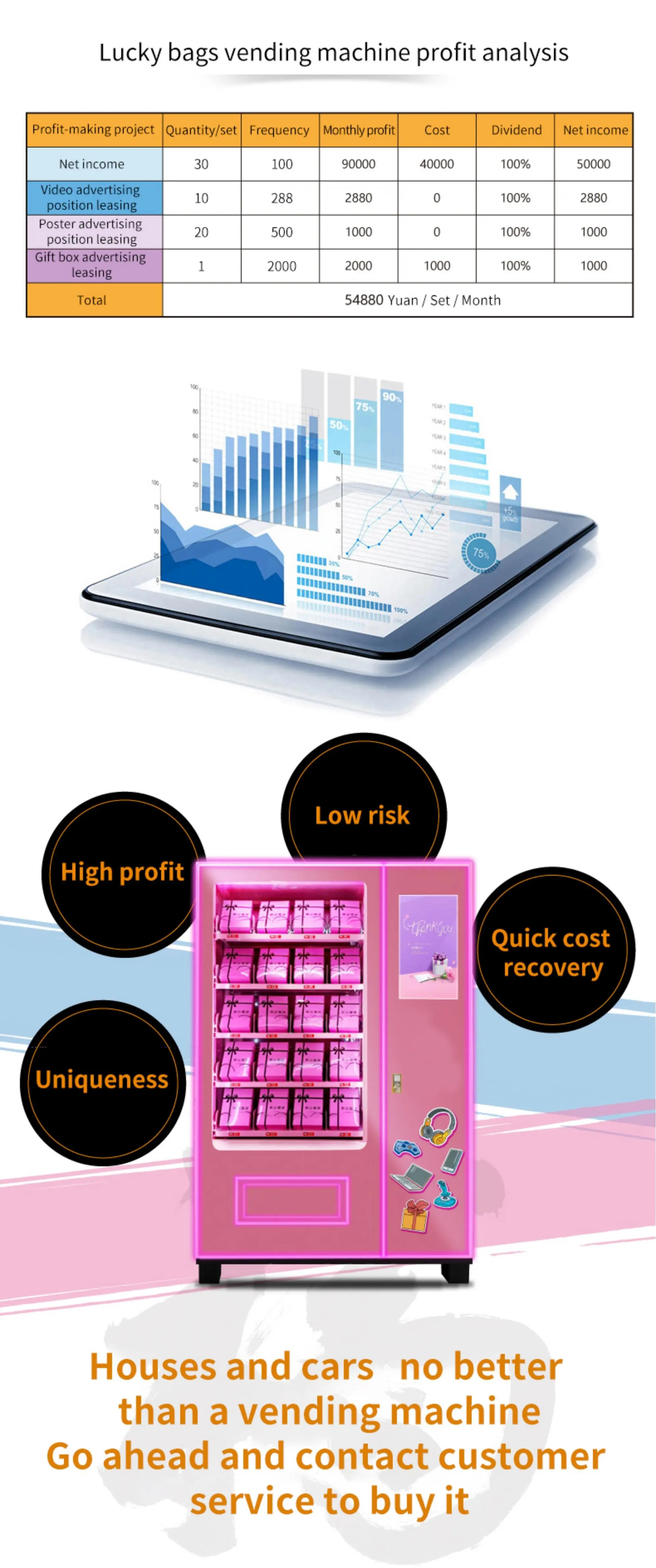 Foods and drinks combo vending machine vending machines/snack vending machine with MDB cable