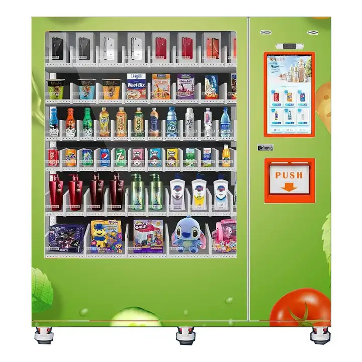 Automatic Coin Operated Digital Cash Smart ice cream vending machine self-service machine