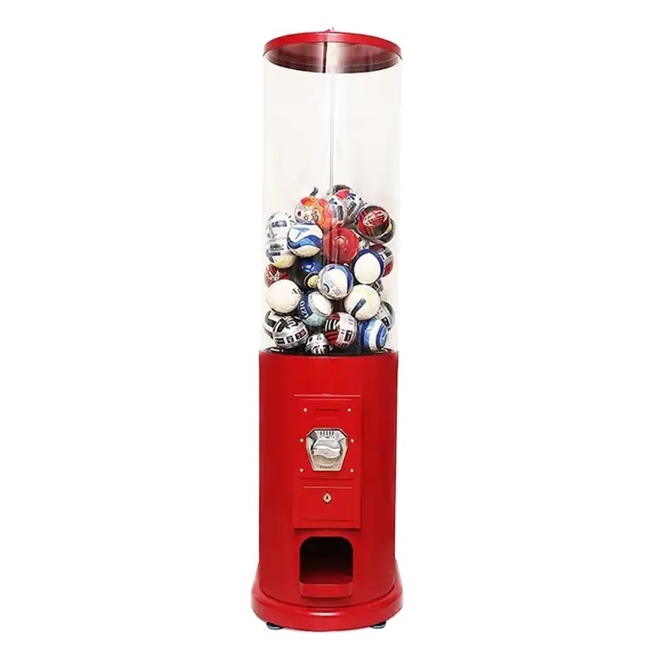 China leading vending toy gashapon tennis ball machine china high quality