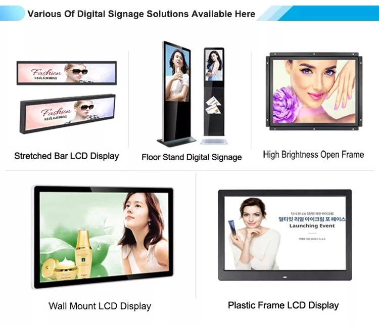 OEM ODM Factory Wholesale High Quality other advertise playing equipment indoor LCD Android kiosk ad display