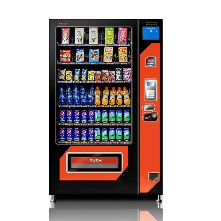 24 Hours Self-service Automatic Coffee Condom Food Water Beverage Vending Machine with MDB payments