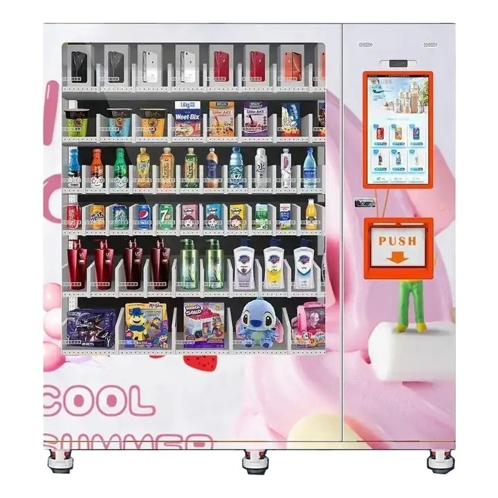 Automatic Coin Operated Digital Cash Smart ice cream vending machine self-service machine