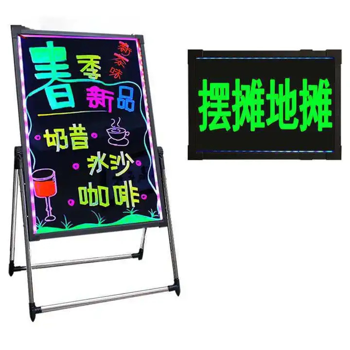 Message Writing Board LED Neon Sign Writing Board advertising digital electric stand blackboard