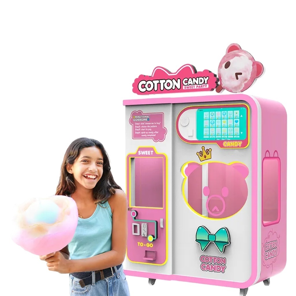 2023 Hot selling machine Custom big capacity smart vending machine marshmallow vending machine