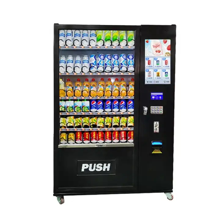 Foods and drinks combo vending machine vending machines/snack vending machine with MDB cable