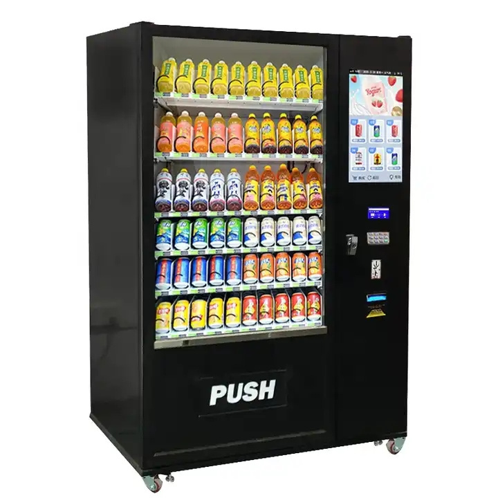 Foods and drinks combo vending machine vending machines/snack vending machine with MDB cable