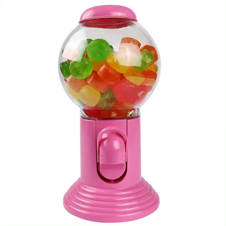 Mini Plastic Gumball Vending Machine Party Favor or Candy Dispenser