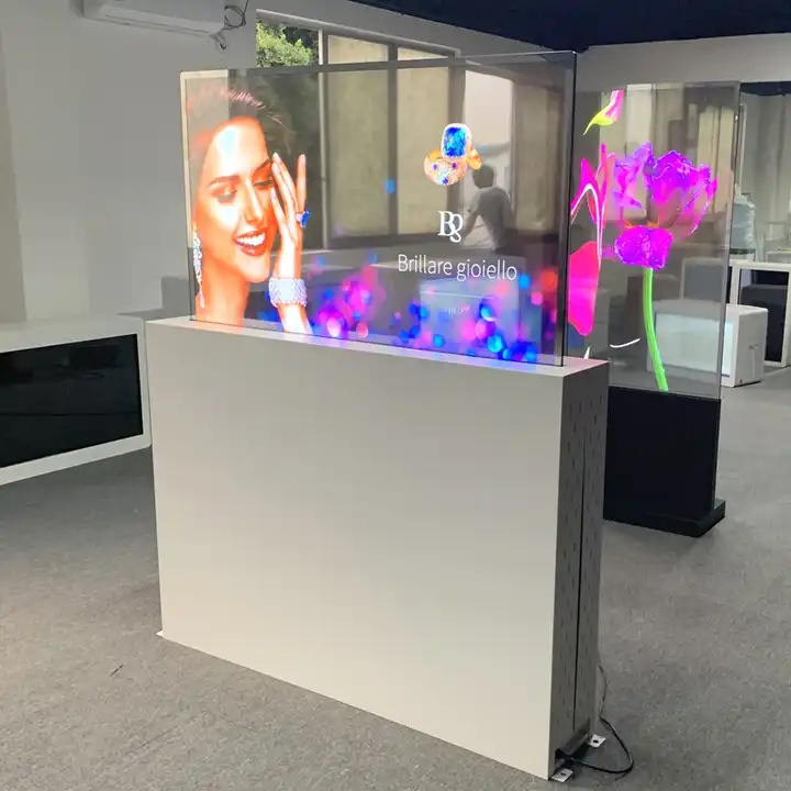 New Fashion Transparent Oled Screen 3D Hologram Display Led Digital Signage