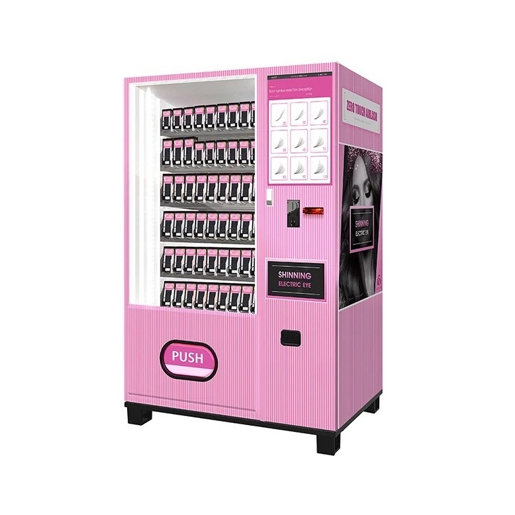 2023 latest type full automatic commercial pink cotton candy floss beauty vending machine With MDB Payments