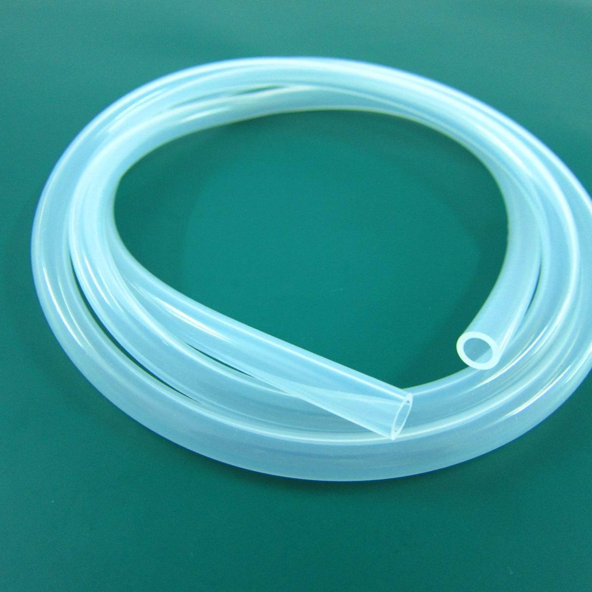 Food Grade Silicone Tube 4mm ID X 6mm OD Flexible Silicone Rubber Tubing Water Air Hose Pipe High Transparent