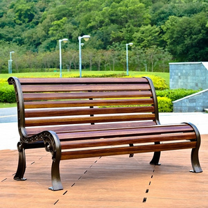 Aluminum Die Cast Outdoor Benches Garden Seats Commercial Cheap Public Park Benches