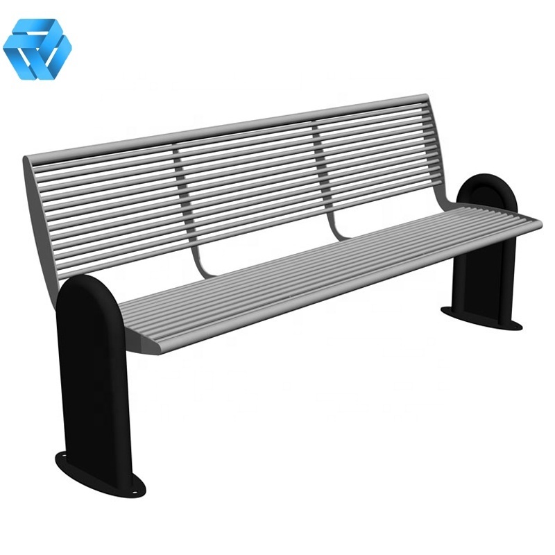 Cast Aluminum European Style Outdoor Waterproof Park 150cm Double Seats Bench