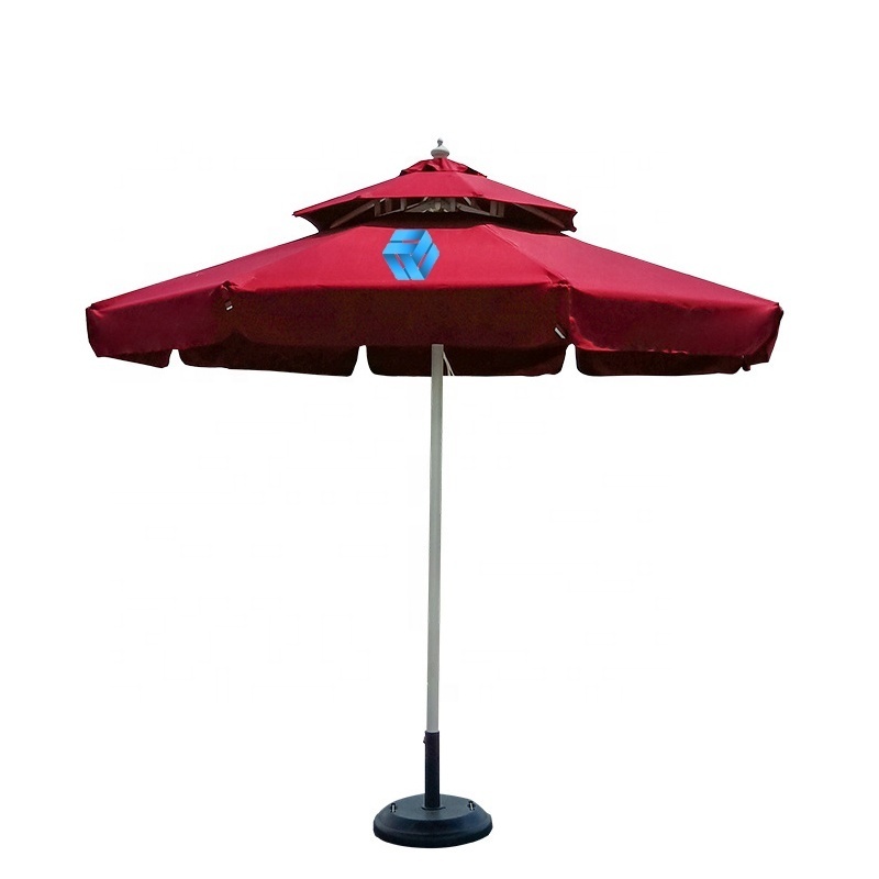 Customized Logo Welcome Patio Outdoor Furniture Advertising Umbrella Outdoor Market Umbrella