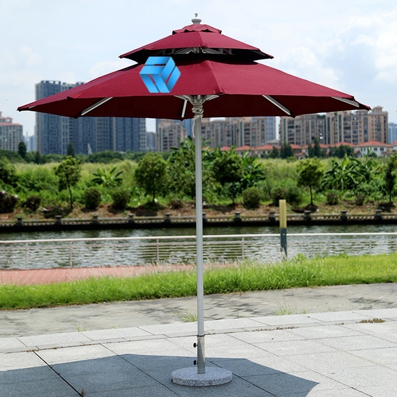 Customized Logo Welcome Patio Outdoor Furniture Advertising Umbrella Outdoor Market Umbrella